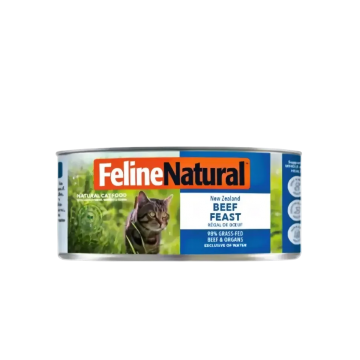 Feline Natural Canned Food Beef Feast 85g x12 Feline Natural Canned Food Beef Feast 85g x12